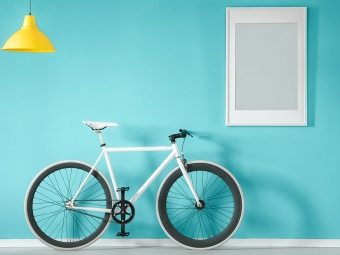 white-bike-in-blue-interior-PMNFYVU