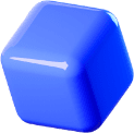 RoundCube-Blue-Glossy 1