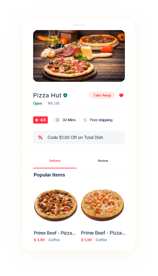 Main Food Page