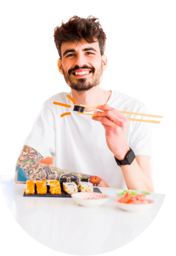 Man Eating