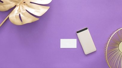 smartphone-on-ultra-violet-background-PJXPHRA