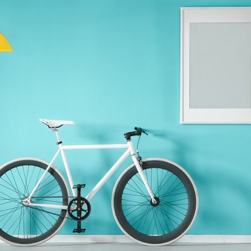 white-bike-in-blue-interior-PMNFYVU