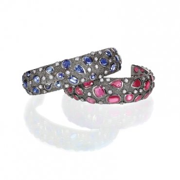 blue-and-red-gemstone-cuff-bracelet-stacok-VUFEZMR-1