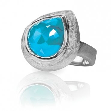 turquoise-silver-fashion-ring-cushion-cut-EWXDF4Z