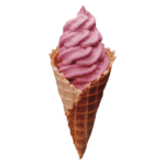Pink Creamy Ice cream Cone - 801x1801