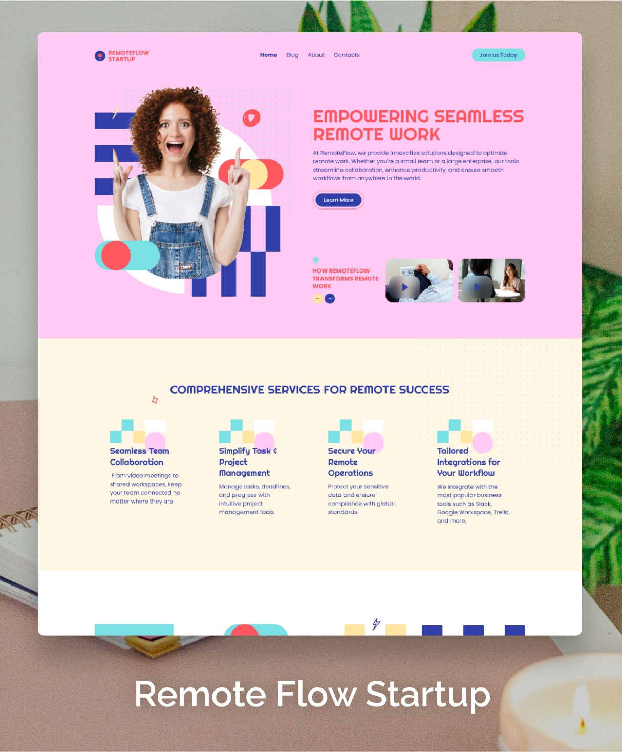 Popup Remote Flow Startup Phlox